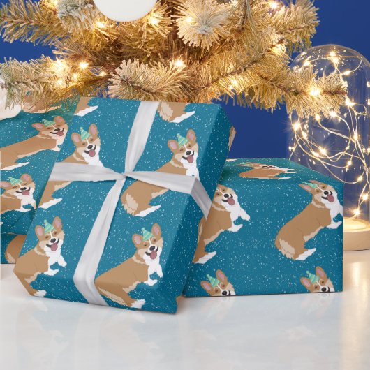Birthday Corgi Geschenkpapier (Feiertage)