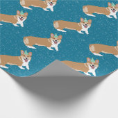 Birthday Corgi Geschenkpapier (Ecke)