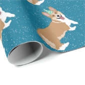 Birthday Corgi Geschenkpapier (Rolleneckpunkt)