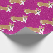 Birthday Corgi Geschenkpapier (Ecke)