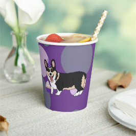 Birthday Corgi Pappbecher