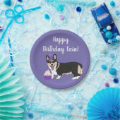 Birthday Corgis Pappteller (Party)