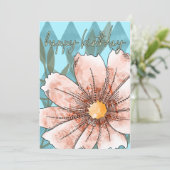 Birthday Cosmo Feiertagskarte (Stehend Vorderseite)