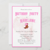 Birthday Cowboy Cowgirl Party Einladung (Rückseite)