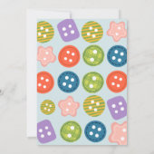 Birthday craft and art Invitation Einladung (Rückseite)