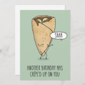 Birthday Crepe Feiertagskarte (Vorne/Hinten)