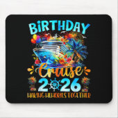 Birthday Cruise 2026 Making Memories Together Fami Mousepad (Vorne)