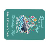 Birthday Cruise Funny Group Personalisiert Board Magnet (Horizontal)