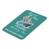 Birthday Cruise Funny Group Personalisiert Board Magnet (Linke Seite)