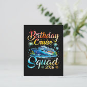 Birthday Cruise Squad 2026 Ankündigung (Stehend Vorderseite)