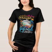 Birthday Cruise Squad 2026 Tri-Blend Shirt (Vorderseite)