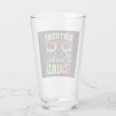 Birthday Cruise Squad Group Family Matching DK Glas (Rückseite)