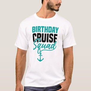 Birthday Cruise Squad Matching Family Group T-Shirt