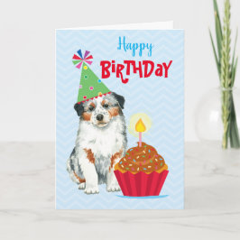 Birthday Cupcake Aussie Karte