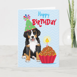 Birthday Cupcake Berner Card Karte