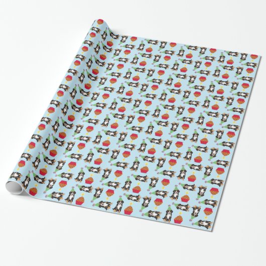 Birthday Cupcake Berner Wrapping Paper Geschenkpapier (Ungerollt)