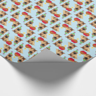 Birthday Cupcake Chinese Shar Pei Geschenkpapier