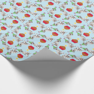 Birthday Cupcake Dalmatiner Wrapping Paper Geschenkpapier