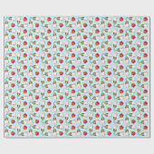 Birthday Cupcake English Springer Spaniel Geschenkpapier (Flach)