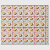 Birthday Cupcake Geschenkpapier (Flach)