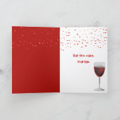 Birthday Cupcake In a Red Shoe Karte (Innenseite)