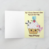 Birthday Cupcake Karte (Innenseite)