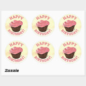 BIRTHDAY Cupcake KiniArt Stickers (Blatt)