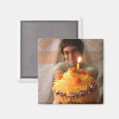 Birthday Cupcake Magnete Magnet (Vorderseite/Rückseite)