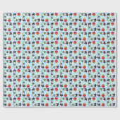 Birthday Cupcake Portugiesischer Wasserhund Geschenkpapier (Flach)