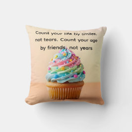 birthday cupcake quotes kissen