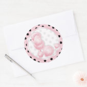Birthday Cupcake Toppers Stickers Pink Poodle (Umschlag)