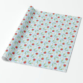 Birthday Cupcake Westie Wrapping Paper Geschenkpapier (Ungerollt)
