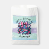 Birthday Cupcake Whimsical Personalisiert Geschenktütchen (Vorderseite)