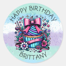 Birthday Cupcake Whimsical Personalisiert