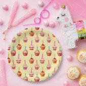 Birthday Cupcakes and Polka Dot Pappteller (Party)