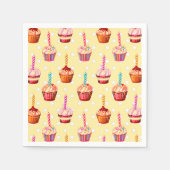 Birthday Cupcakes and Polka Dot Serviette (Vorderseite)