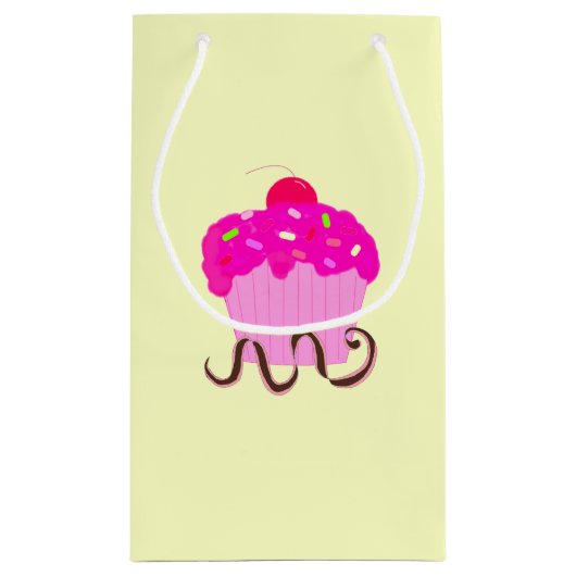 Birthday Cupcakes Kleine Geschenktüte (Rückseite)