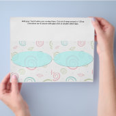 Birthday Custom Candy Bar Wrappers Gastgeschenke Flyer (Hand)