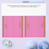 Birthday Custom Candy Bar Wrappers Gastgeschenke Flyer (Einzeln)