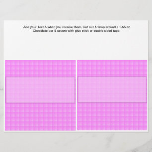 Birthday Custom Candy Bar Wrappers Gastgeschenke Flyer