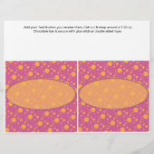 Birthday Custom Candy Bar Wrappers Gastgeschenke Flyer (Vorne)