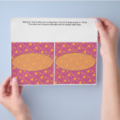 Birthday Custom Candy Bar Wrappers Gastgeschenke Flyer (Hand)