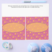 Birthday Custom Candy Bar Wrappers Gastgeschenke Flyer (Einzeln)