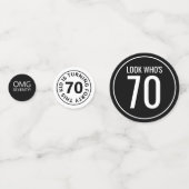 Birthday Custom Confetti Konfetti (Rückseiten)