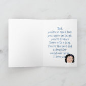 Birthday Dad (Daughter) Karte (Innenseite)