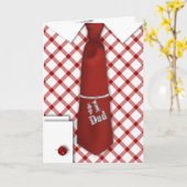 BIRTHDAY - DAD - TIE/SHIRT KARTE (Gelbe Blume)