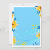 Birthday Daisies Einladung (Rückseite)