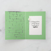 Birthday Daisy Bouquet auf Brick Karte (Innenseite)