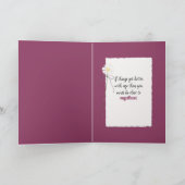 Birthday Daisy Bouquet auf Brick Karte (Innenseite)