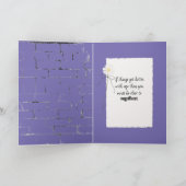 Birthday Daisy Bouquet auf Brick Karte (Innenseite)